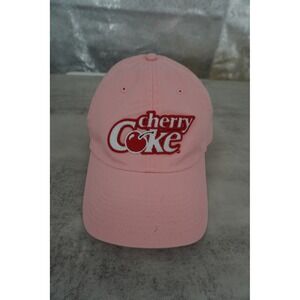 American Needle Cherry Coke Pink Baseball Cap Hat Adjustable Strapback Logo